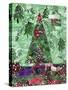 Christmas Tree-Wolf Heart Illustrations-Stretched Canvas