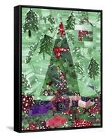 Christmas Tree-Wolf Heart Illustrations-Framed Stretched Canvas