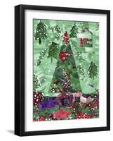 Christmas Tree-Wolf Heart Illustrations-Framed Giclee Print