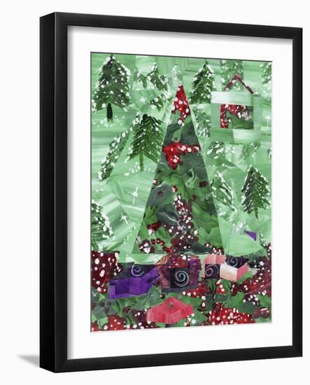 Christmas Tree-Wolf Heart Illustrations-Framed Giclee Print