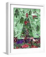 Christmas Tree-Wolf Heart Illustrations-Framed Giclee Print