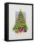 Christmas Tree-null-Framed Stretched Canvas