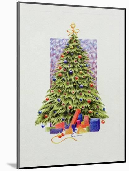 Christmas Tree-null-Mounted Giclee Print