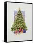 Christmas Tree-null-Framed Stretched Canvas