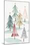 Christmas Trees I-PI Studio-Mounted Art Print