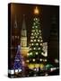Christmas Trees Rise Just Outside the Moscow Kremlin-null-Stretched Canvas