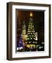 Christmas Trees Rise Just Outside the Moscow Kremlin-null-Framed Premium Photographic Print