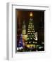 Christmas Trees Rise Just Outside the Moscow Kremlin-null-Framed Premium Photographic Print