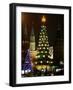 Christmas Trees Rise Just Outside the Moscow Kremlin-null-Framed Photographic Print