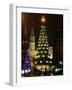 Christmas Trees Rise Just Outside the Moscow Kremlin-null-Framed Photographic Print