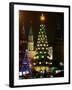 Christmas Trees Rise Just Outside the Moscow Kremlin-null-Framed Photographic Print