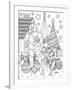 Christmas Trees-KCDoodleArt-Framed Giclee Print
