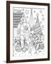 Christmas Trees-KCDoodleArt-Framed Giclee Print
