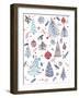 Christmas Trees-Irina Trzaskos Studio-Framed Giclee Print