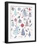 Christmas Trees-Irina Trzaskos Studio-Framed Giclee Print