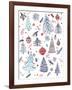 Christmas Trees-Irina Trzaskos Studio-Framed Giclee Print