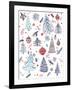 Christmas Trees-Irina Trzaskos Studio-Framed Giclee Print