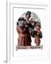 "Christmas Trio" or "Sing Merrille", December 8,1923-Norman Rockwell-Framed Giclee Print