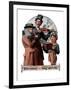 "Christmas Trio" or "Sing Merrille", December 8,1923-Norman Rockwell-Framed Giclee Print