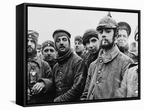 Christmas Truce 1914-Robert Hunt-Framed Stretched Canvas