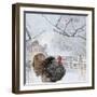 Christmas turkey-Clare Davis London-Framed Giclee Print