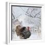 Christmas turkey-Clare Davis London-Framed Giclee Print