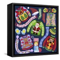 Christmas Ugly Sweaters-Kimura Designs-Framed Stretched Canvas