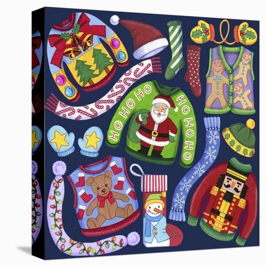 Christmas Ugly Sweaters-Kimura Designs-Stretched Canvas