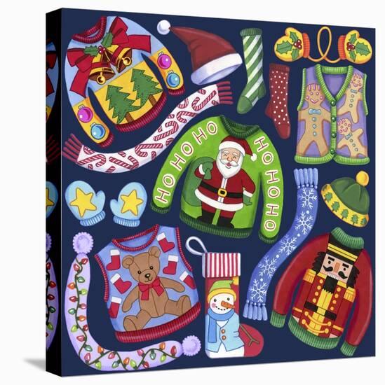 Christmas Ugly Sweaters-Kimura Designs-Stretched Canvas