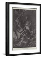 Christmas under Arms, Still in the Field-Richard Caton Woodville II-Framed Giclee Print