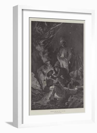 Christmas under Arms, Still in the Field-Richard Caton Woodville II-Framed Giclee Print