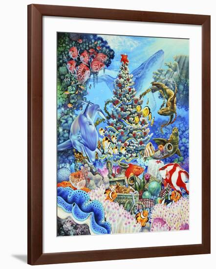 Christmas under the Sea-Tim Knepp-Framed Giclee Print