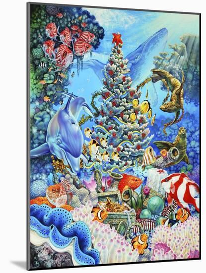 Christmas under the Sea-Tim Knepp-Mounted Giclee Print