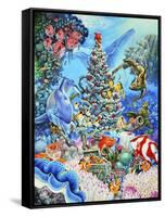 Christmas under the Sea-Tim Knepp-Framed Stretched Canvas