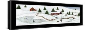 Christmas Valley Bridge-David Carter Brown-Framed Stretched Canvas