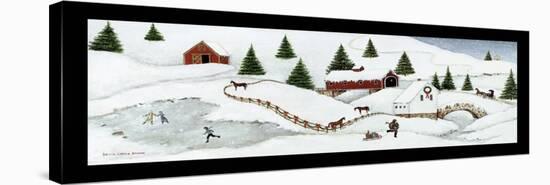 Christmas Valley Bridge-David Carter Brown-Stretched Canvas