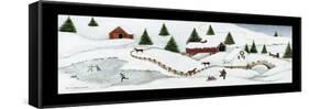 Christmas Valley Bridge-David Carter Brown-Framed Stretched Canvas