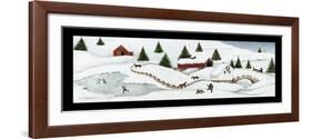 Christmas Valley Bridge-David Carter Brown-Framed Art Print