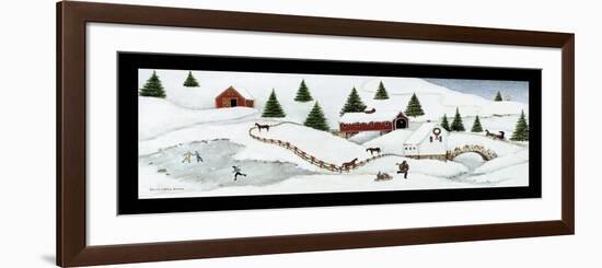 Christmas Valley Bridge-David Carter Brown-Framed Premium Giclee Print