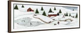 Christmas Valley Bridge-David Carter Brown-Framed Premium Giclee Print