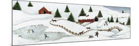 Christmas Valley Bridge-David Carter Brown-Mounted Premium Giclee Print