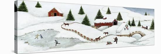 Christmas Valley Bridge-David Carter Brown-Stretched Canvas