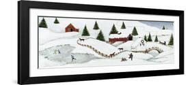 Christmas Valley Bridge-David Carter Brown-Framed Premium Giclee Print