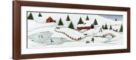 Christmas Valley Bridge-David Carter Brown-Framed Premium Giclee Print