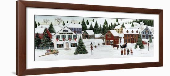 Christmas Valley Village-David Carter Brown-Framed Premium Giclee Print