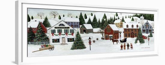 Christmas Valley Village-David Carter Brown-Framed Premium Giclee Print