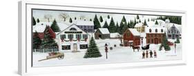 Christmas Valley Village-David Carter Brown-Framed Premium Giclee Print