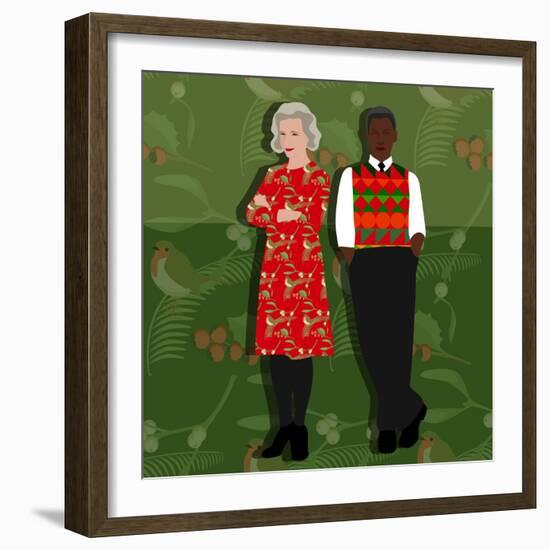 Christmas Vibes-Claire Huntley-Framed Giclee Print