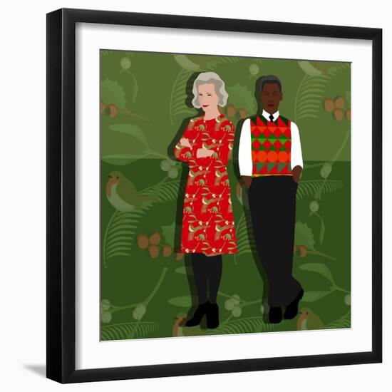 Christmas Vibes-Claire Huntley-Framed Giclee Print