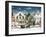 Christmas Village I Dark Crop-David Carter Brown-Framed Art Print